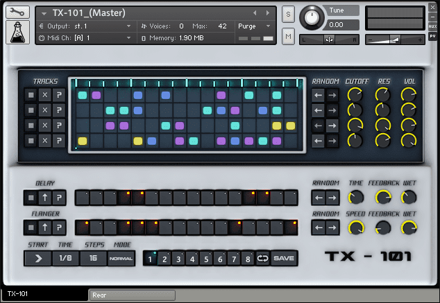 TX101 Sequencer for Kontakt