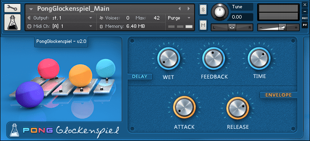 Pong Glockenspiel for Kontakt