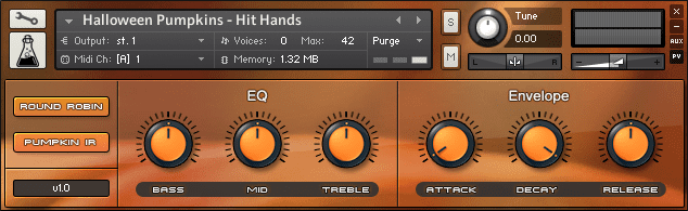 Halloween Pumpkins samples for Kontakt