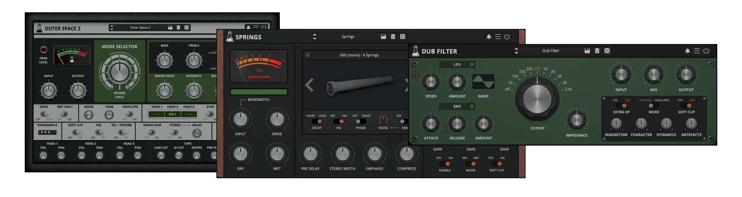 Dub Bundle featuring Outer Space 2, Springs, Dub Filter