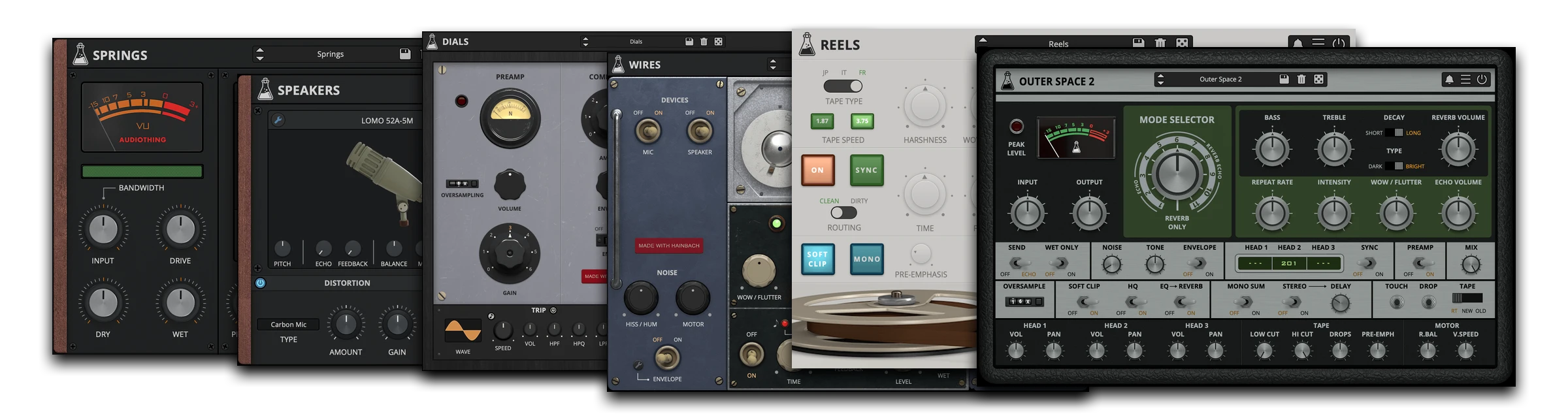 Effect Bundle featuring Springs, Speakers, Dials, Wires, Reels, Outer Space 2