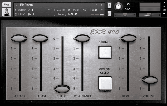 AudioThing EKR490 Elka Rhapsody 490 Kontakt