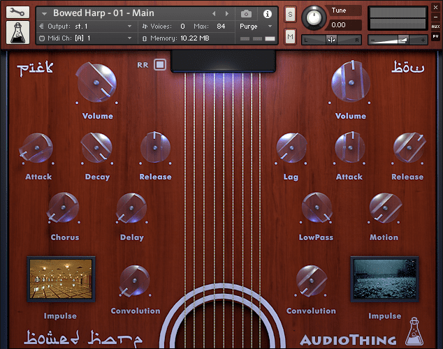 AudioThing Bowed Harp for Kontakt 5