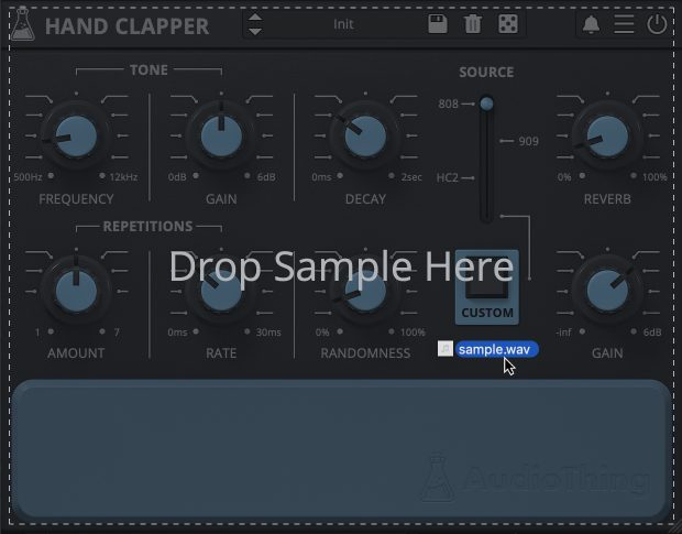 Hand Clapper Drop Custom Sample Feature