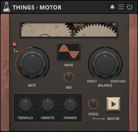 Things - Motor, Sidechain Modulator by Hainbach - GUI