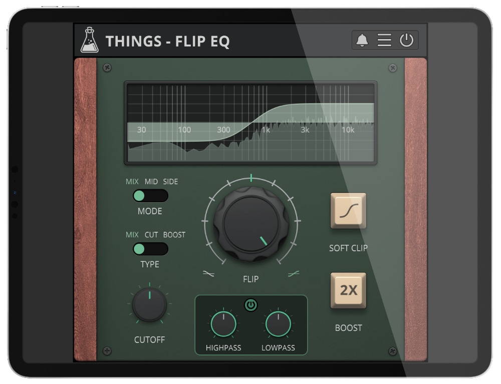 Things Flip EQ - Tilt EQ with Mid and Side (VST, AU, AAX) - AudioThing