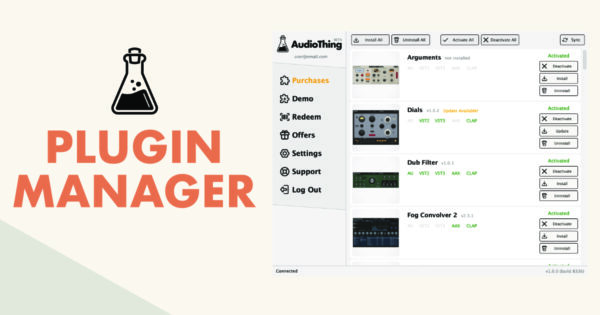 Plugin Manager - Install, Update, Manage - AudioThing
